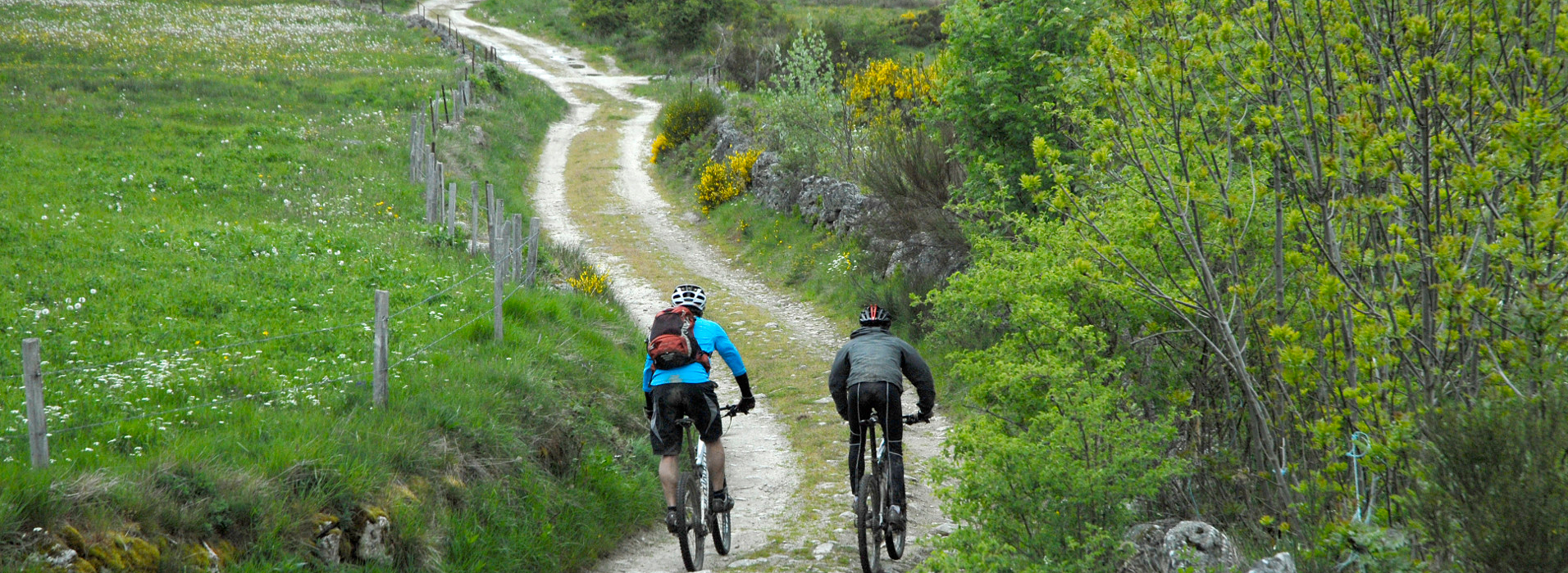 VTT sur piste en Margeride