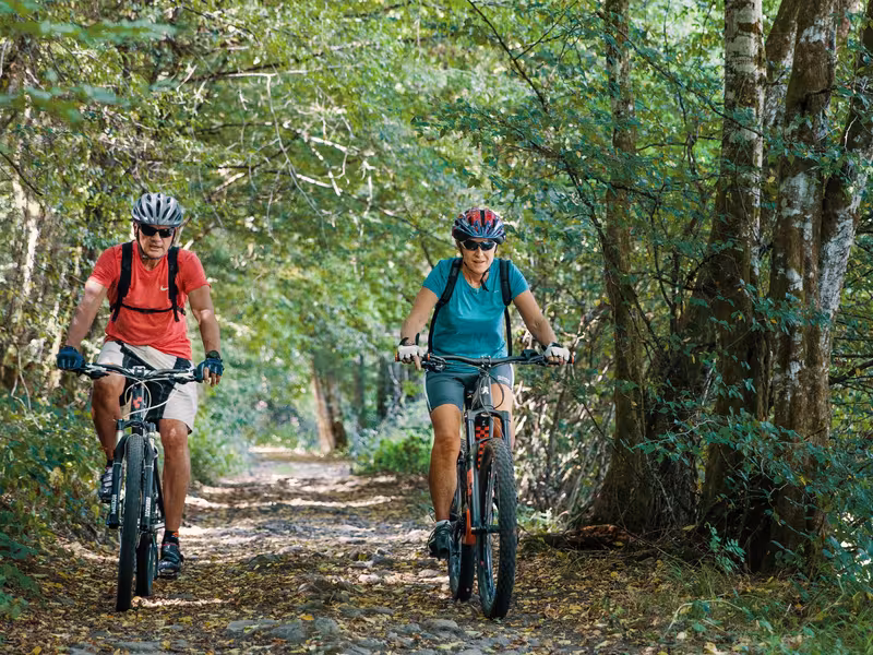VTT à travers le Morvan vers Moulin-Cadoux