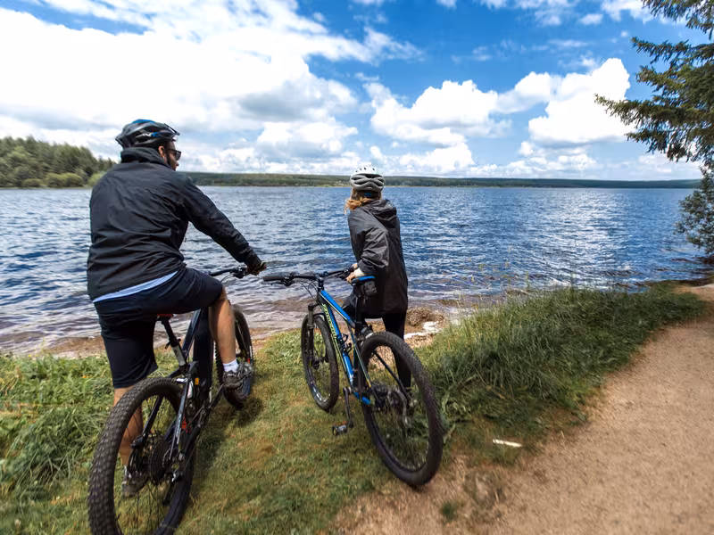 La GTMC à VTT au lac de Charpal