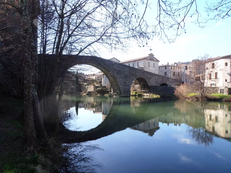 Pont au Vigan au dessus de l'Arre