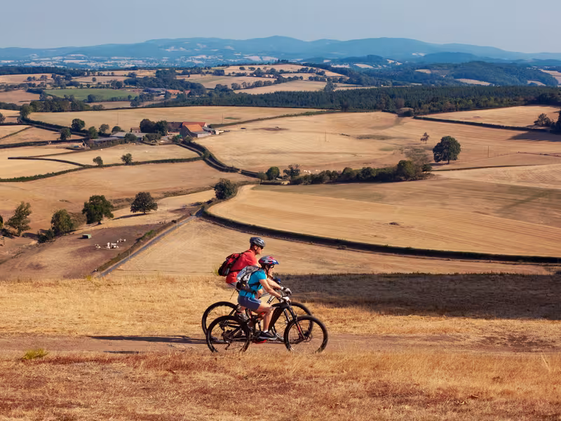 VTTistes au mont Dardon
