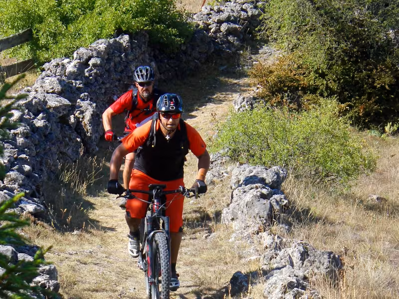 VTT sur le plateau du Larzac