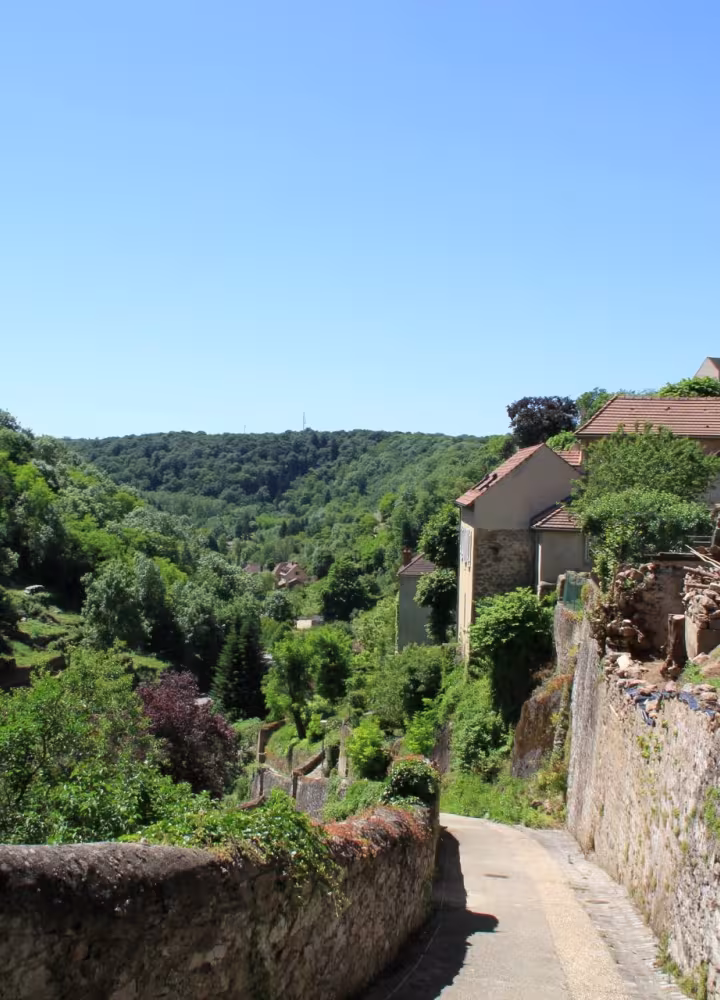 Panorama sur le Morvan à Avallon