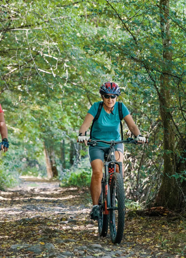 VTT à travers le Morvan vers Moulin-Cadoux