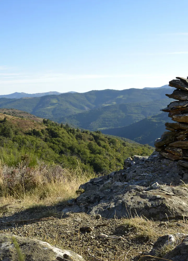 Vue panoramique sur les Cévennes