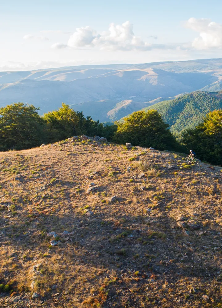 Randonnée VTT sur les crêtes cévenoles 