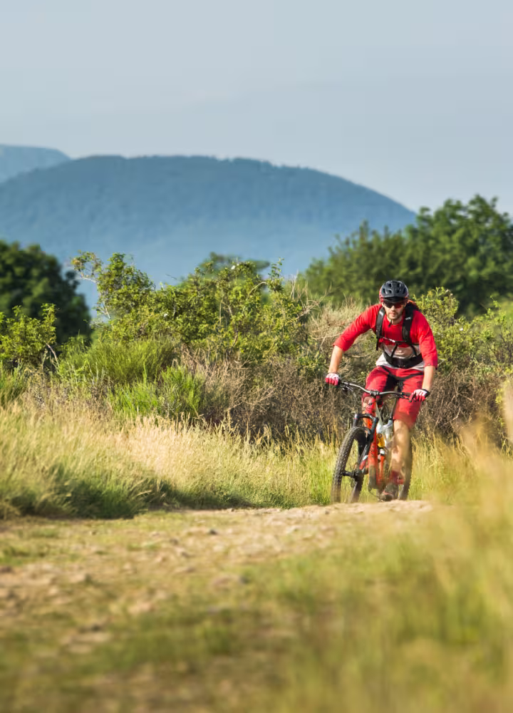 VTT dans la chaîne des Puys
