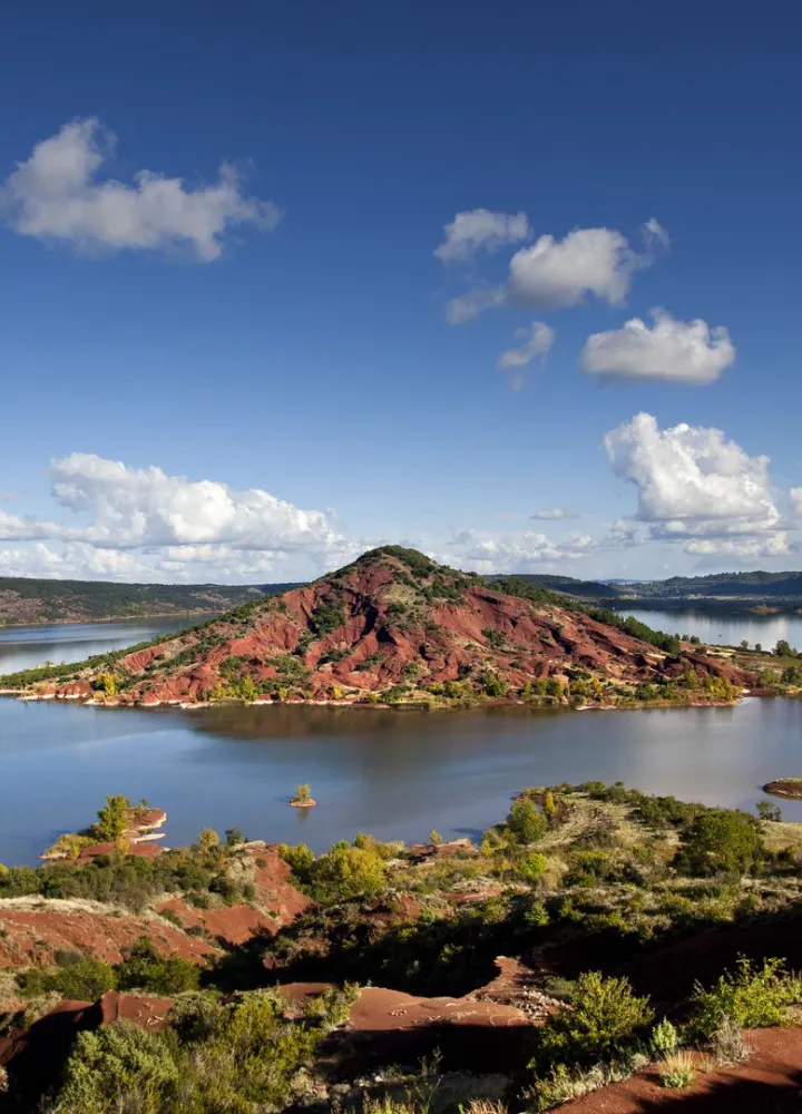 Vue sur le lac du Salagou