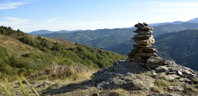 Vue panoramique sur les Cévennes
