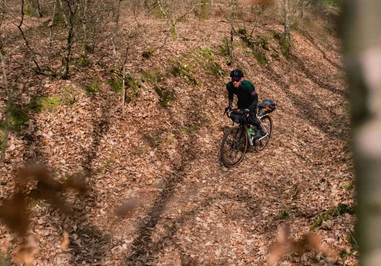 gravelman en forêt sur la GTMC