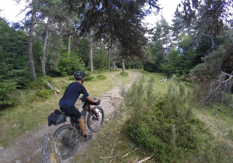 Domaine du Sauvage à VTT