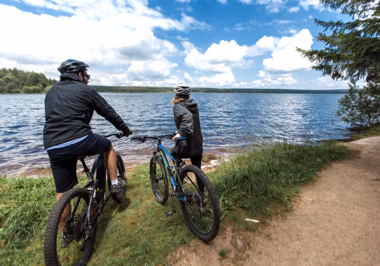La GTMC à VTT au lac de Charpal