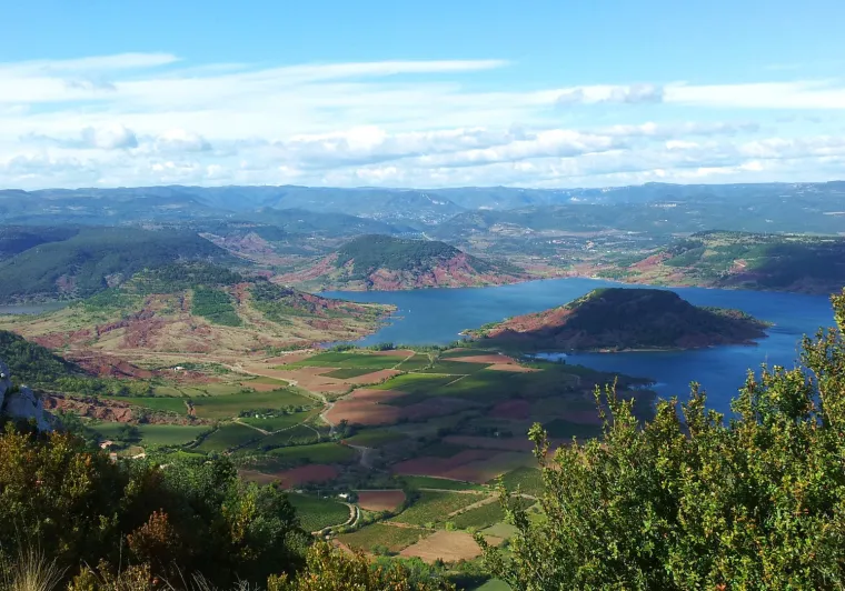 Le lac de Salagou depuis Liausson