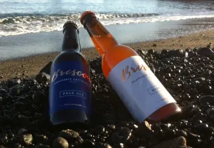 Bières Brescou bord de mer